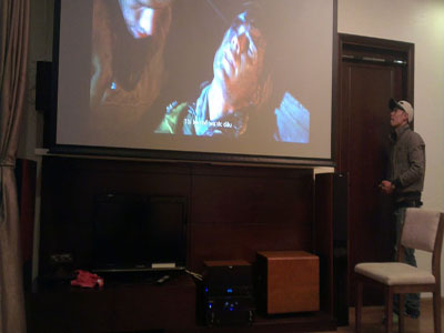 Phòng chiếu phim 3D gia đình VinHomes Times City