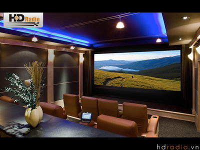 Phòng phim gia đình kết hợp phòng thư giãn