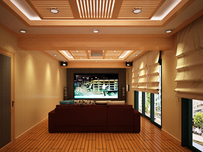 Thiết kế phòng chiếu phim gia đình Tại Mỹ Đình
