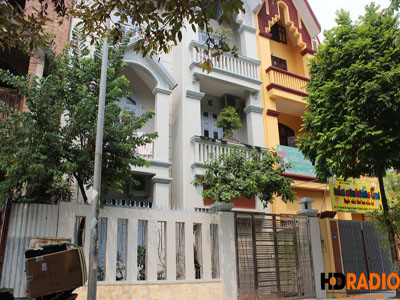 Thiết kế phòng khách thành phòng phim tại A Dũng Biệt thự cầu tó - Hà Nội