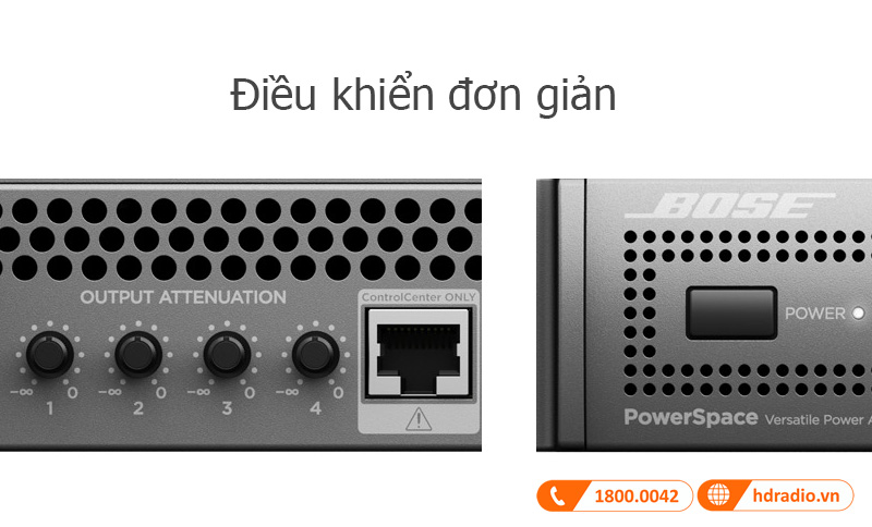Dieu khien Cuc day cong suat Bose PowerSpace P4150+