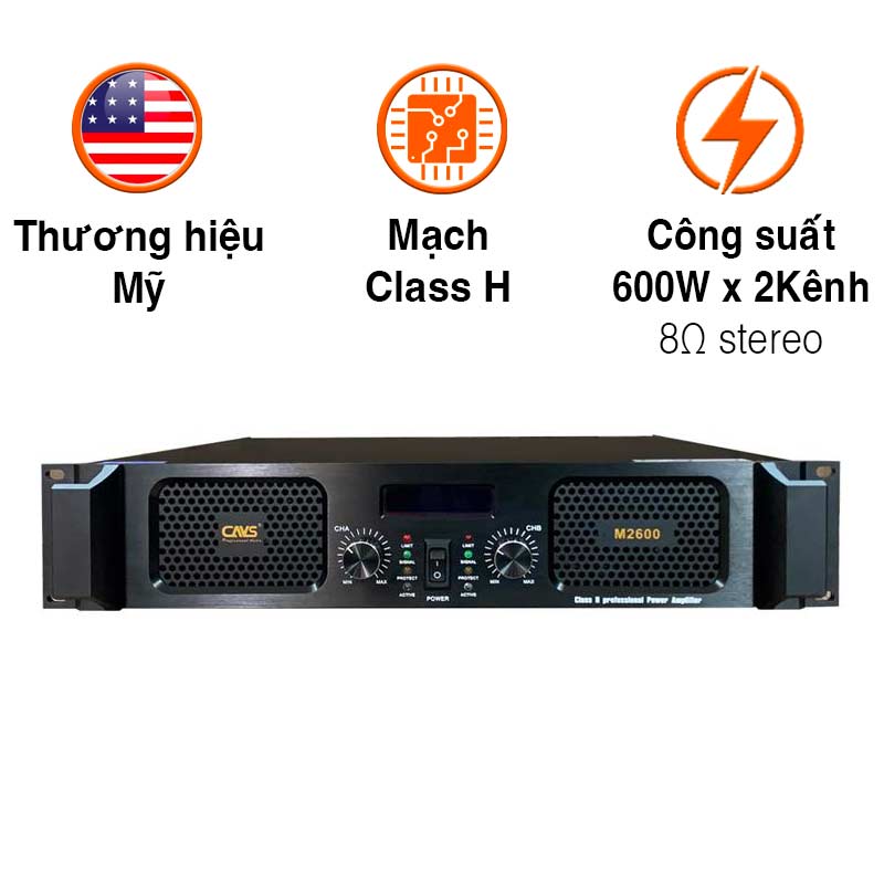 Cục đẩy công suất CAVS M2600