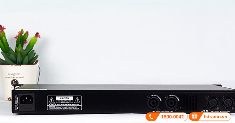 trang bị mạch khuếch đại class D hiệu suất cao