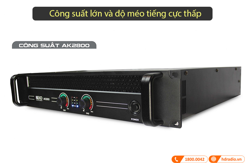 Cục Đẩy công suất Neko AK2800
