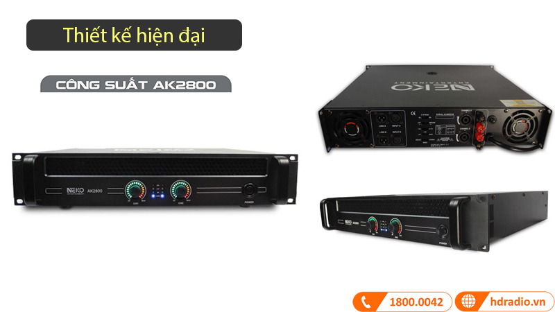 Cục Đẩy công suất Neko AK2800