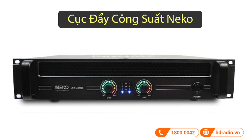 Cục Đẩy công suất Neko AK2800