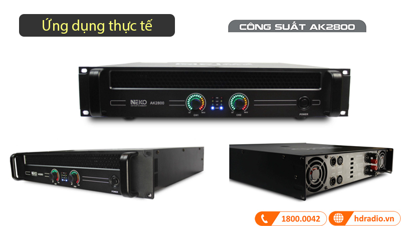 Cục Đẩy Công Suất Neko AK2800