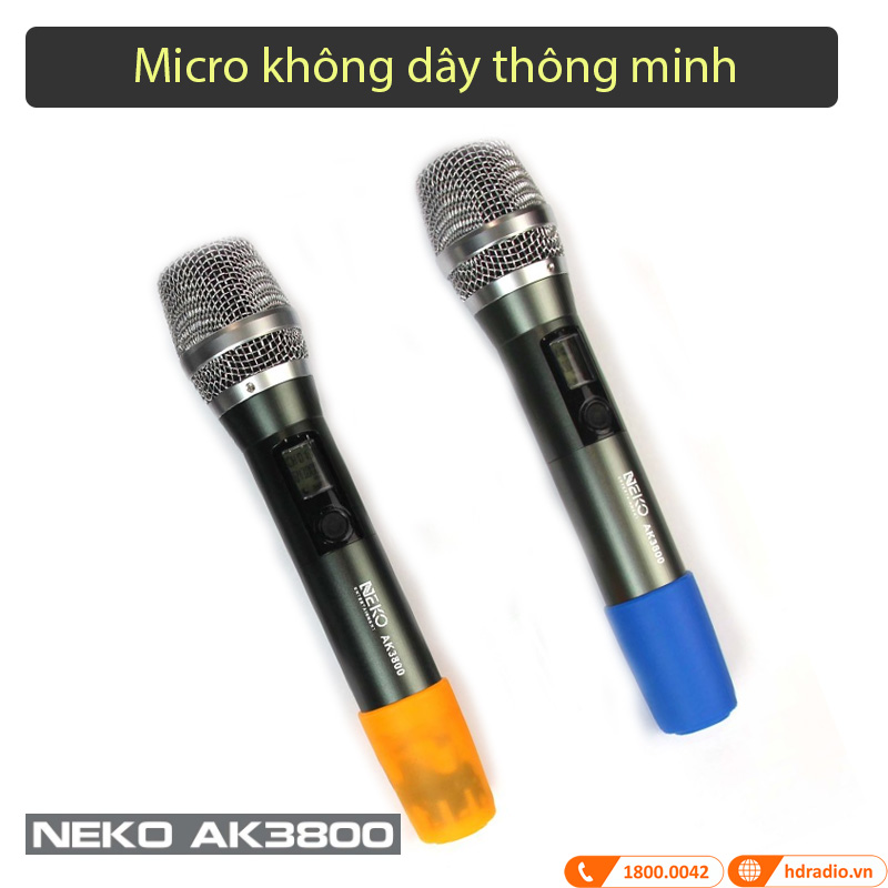 Cục đẩy liền vang micro Neko AK3800