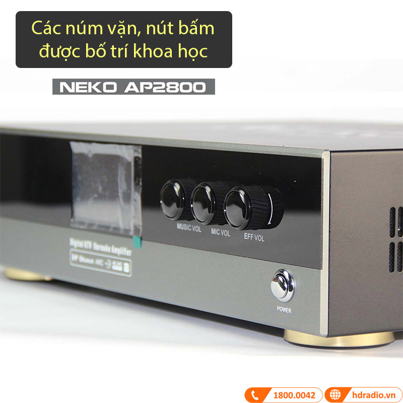 Đẩy công suất liền vang Neko AP2800
