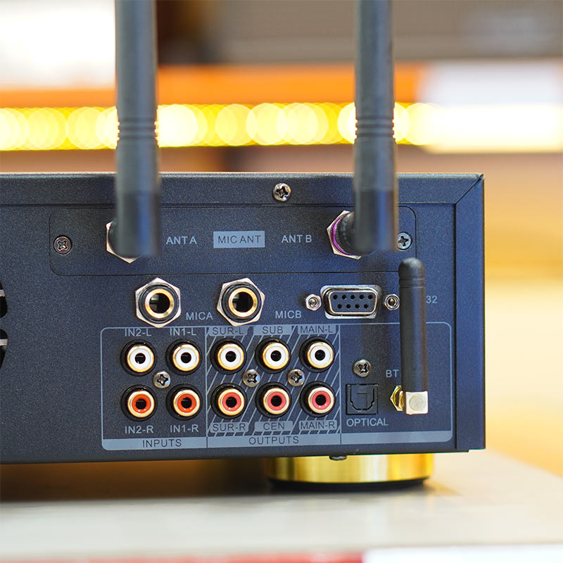 Cục Đẩy Liền Vang Neko AK3800 Pro, 700W x 2 Kênh, Màn Hình Cảm Ứng, Bluetooth-10