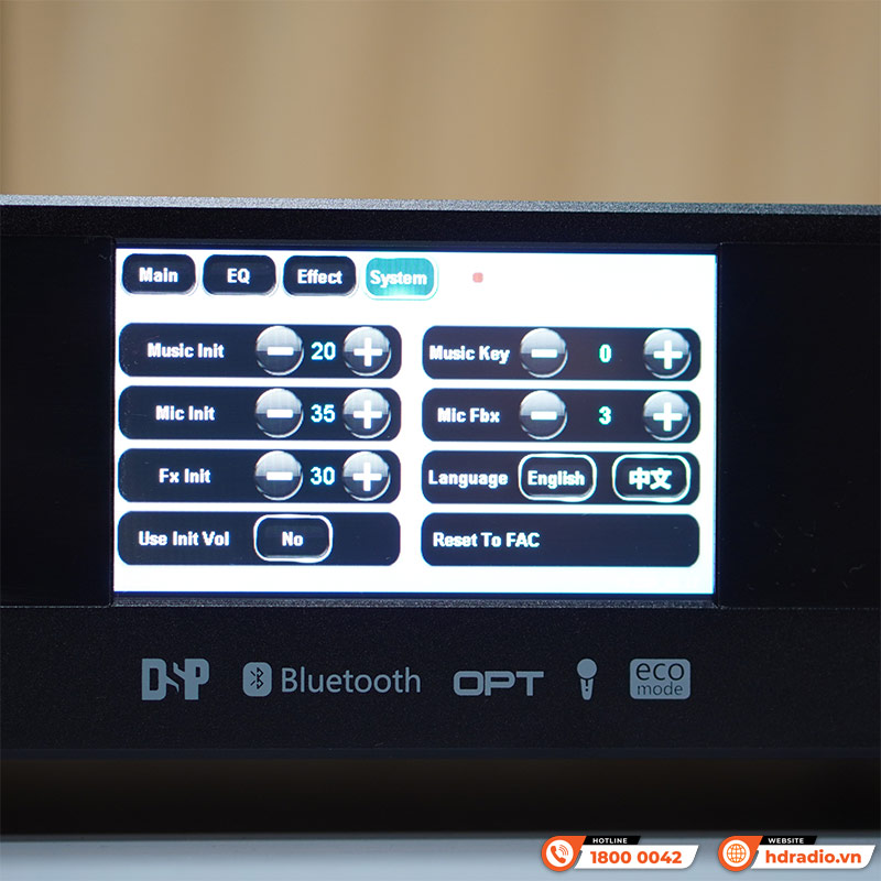 Đẩy liền vang mic Neko AK3900 Pro, 700W x 2 Kênh, Màn Hình Cảm Ứng, Bluetooth-5