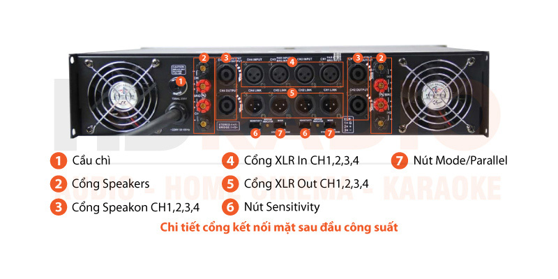 Cục đẩy công suất Neko AK4950