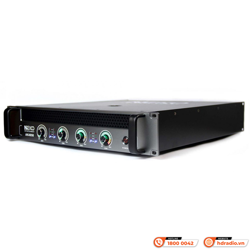 Cục công suất NEKO AK4950, 4 kênh, 950W-4