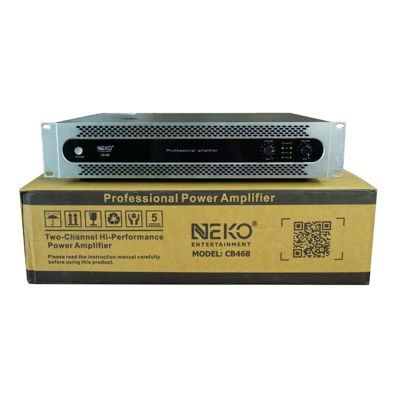 Đẩy công suất Neko CB468, 650W x 2 Kênh (8Ohm), Class H-2