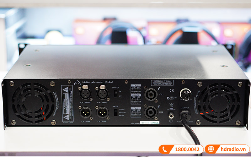 Ảnh mặt sau Wharfedale CPD1600