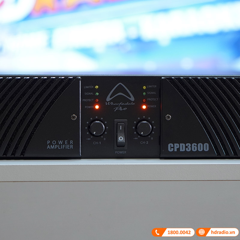 Cục công suất Wharfedale CPD3600, 870W x 2 Kênh-2
