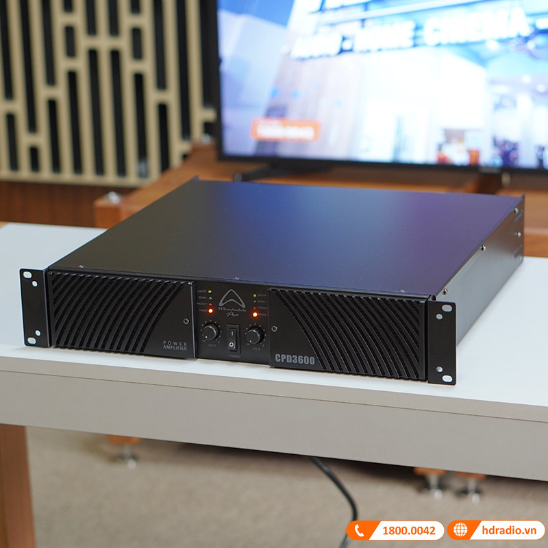 Cục công suất Wharfedale CPD3600, 870W x 2 Kênh-8