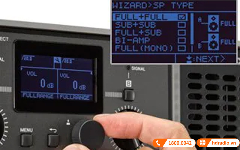 Công suất Yamaha PX10 trình hướng dẫn cấu hình thông minh