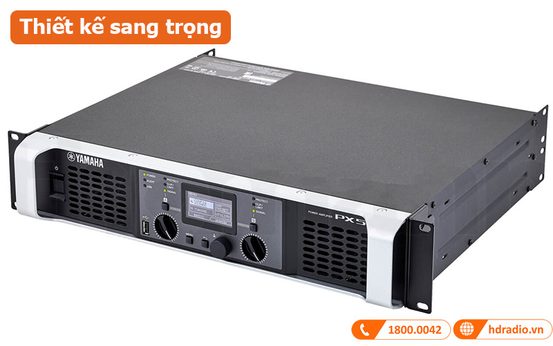 Cục đẩy Yamaha PX5 thiết kế sang trọng 
