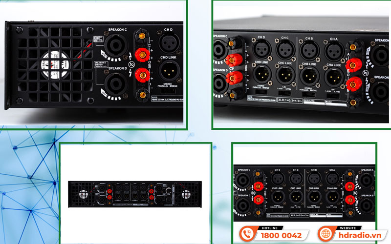 Kết nối Cục đẩy công suất AM 9004 Pro