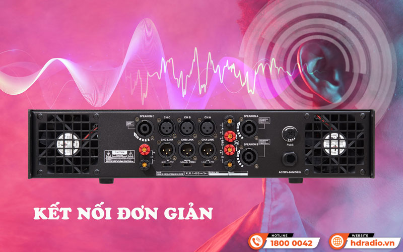 Kết nối Đẩy công suất AM DH668