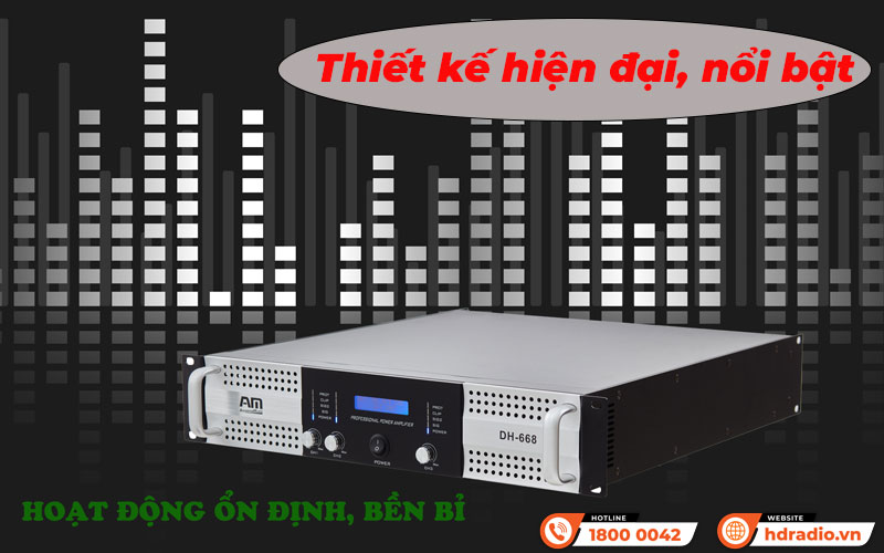 Thiết kế Đẩy công suất AM DH668