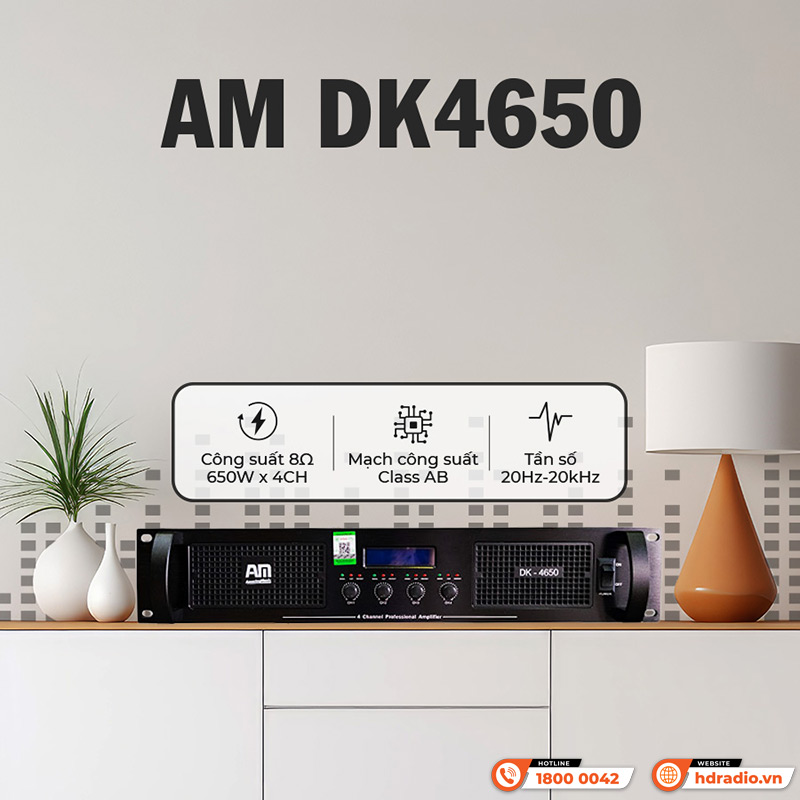 Tính năng cục đẩy AM DK4650