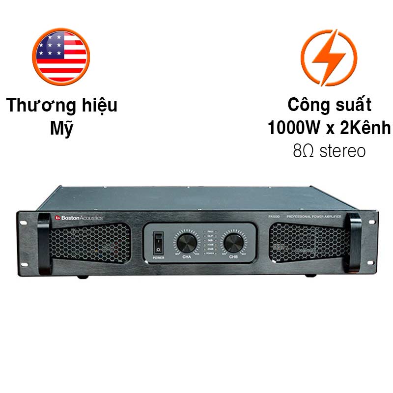 Đẩy công suất Boston PA1000