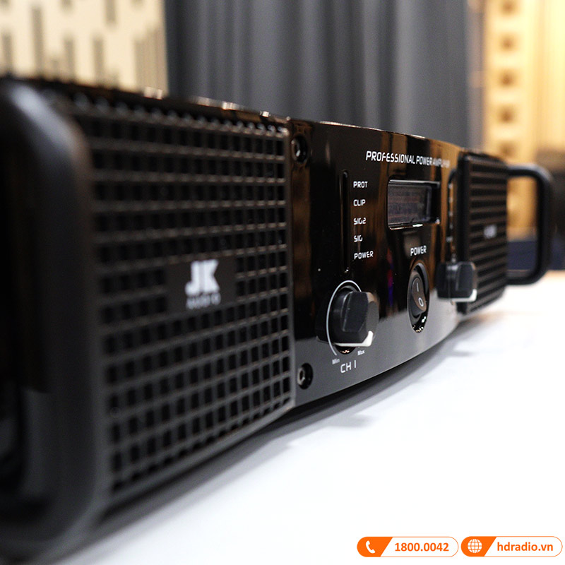 Cục công suất JKAudio H2400, 400W x 2 Kênh, Class H-3