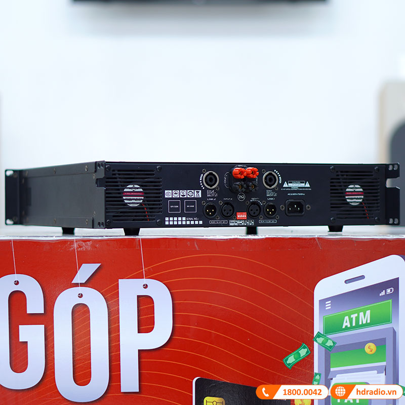 Cục công suất JKAudio H2600, Công suất 600W x 2 Kênh, Mạch Công suất Class H-12