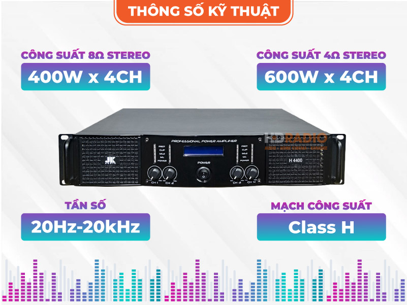 Thông số kỹ thuật đẩy JKaudio Thông số kỹ thuật đẩy JKaudio