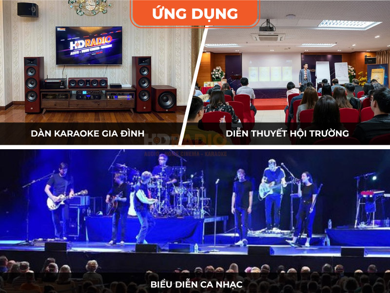 Ứng dụng cục đẩy công suất JKaudio Ứng dụng cục đẩy công suất JKaudio