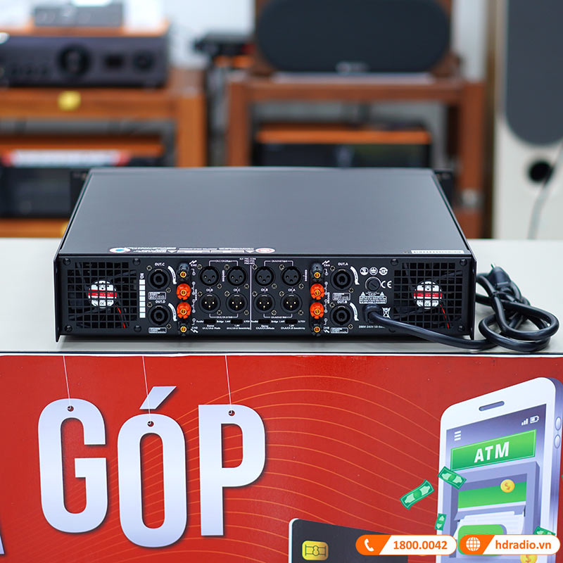 Cục công suất JKAudio H4600, 600W x 4 Kênh, Class H-4