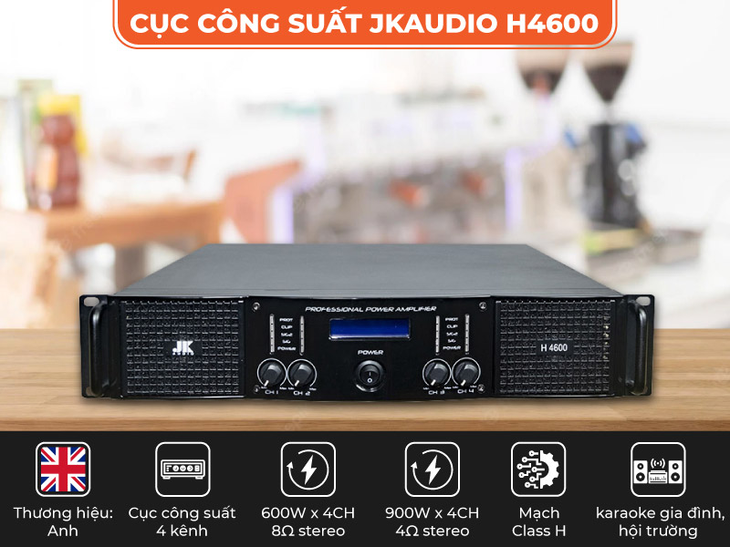Cục đẩy công suất JKaudio H4600