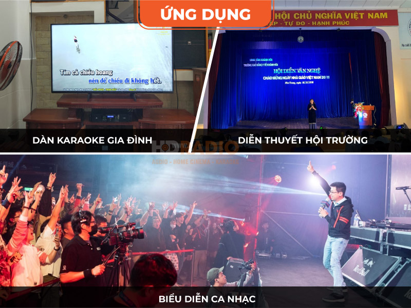 Ứng dụng cục đẩy JKaudio H4800 Ứng dụng cục đẩy JKaudio H4800