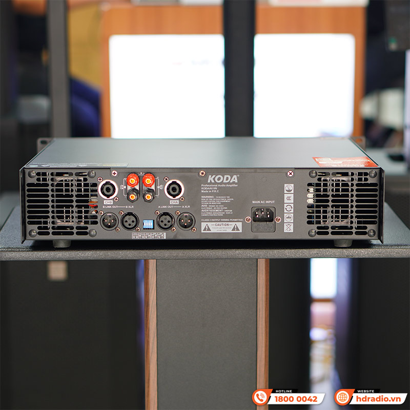 Đẩy Công Suất Koda KP2650A, 2 kênh, Công suất 650W-4