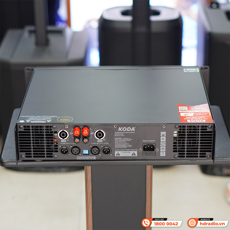 Đẩy Công Suất Koda KP2650A, 2 kênh, Công suất 650W-7