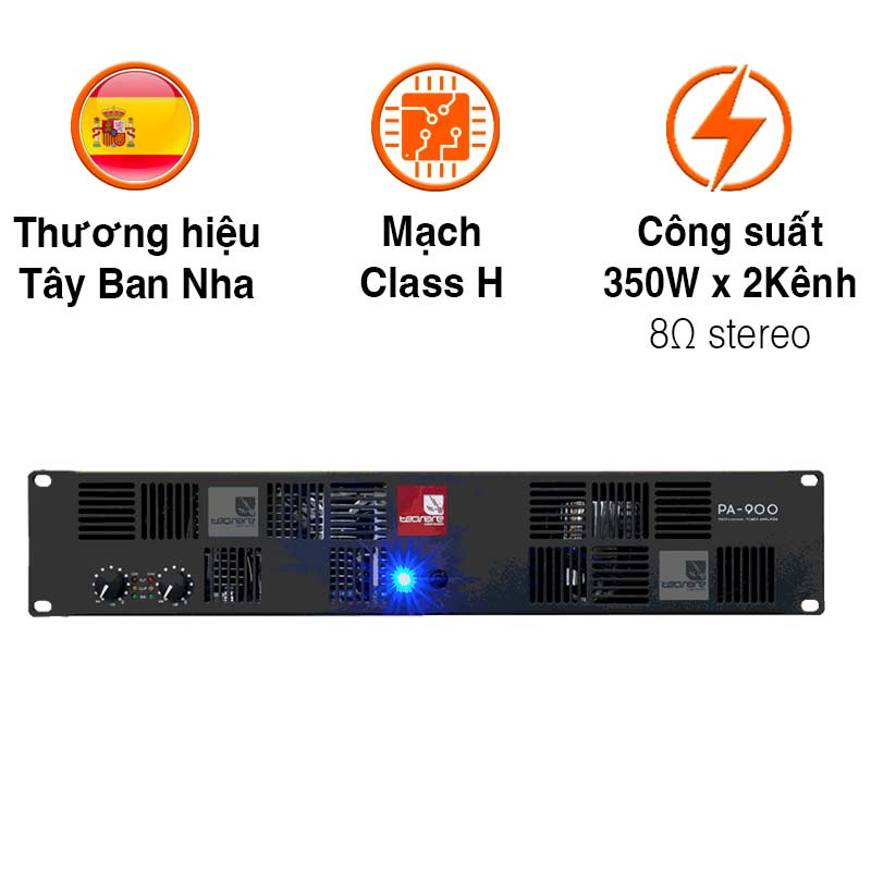 Công Suất Tecnare PA 900, 350W x2 Kênh