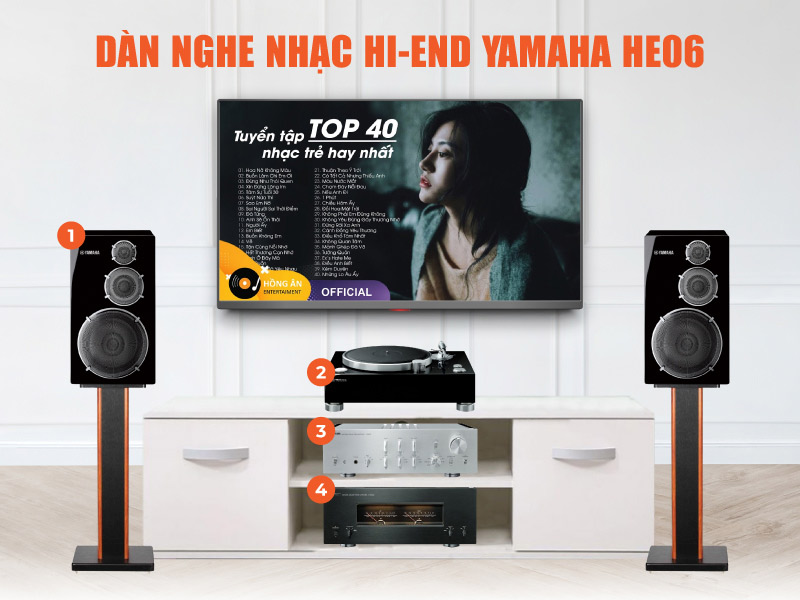 Dàn nghe nhạc Hi-end Yamaha HE06