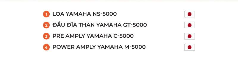 Dàn nghe nhạc Hi-end Yamaha HE06