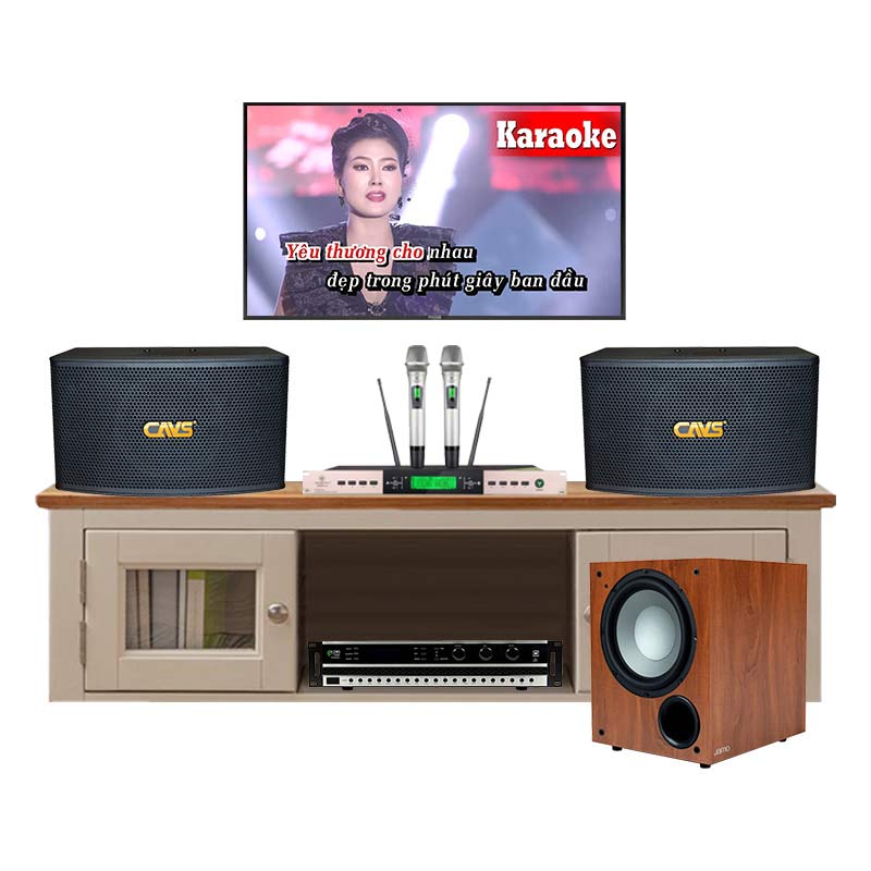 Dàn karaoke gia đình GD82 (CAVS LF 710, Kiwi PD 8000, Jamo C912, VinaKTV S500Plus)