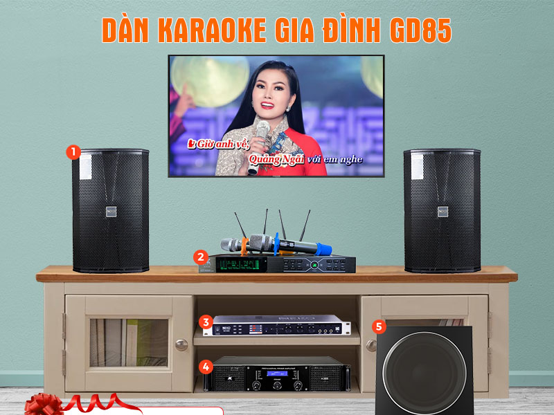 Dàn karaoke gia đình GD85