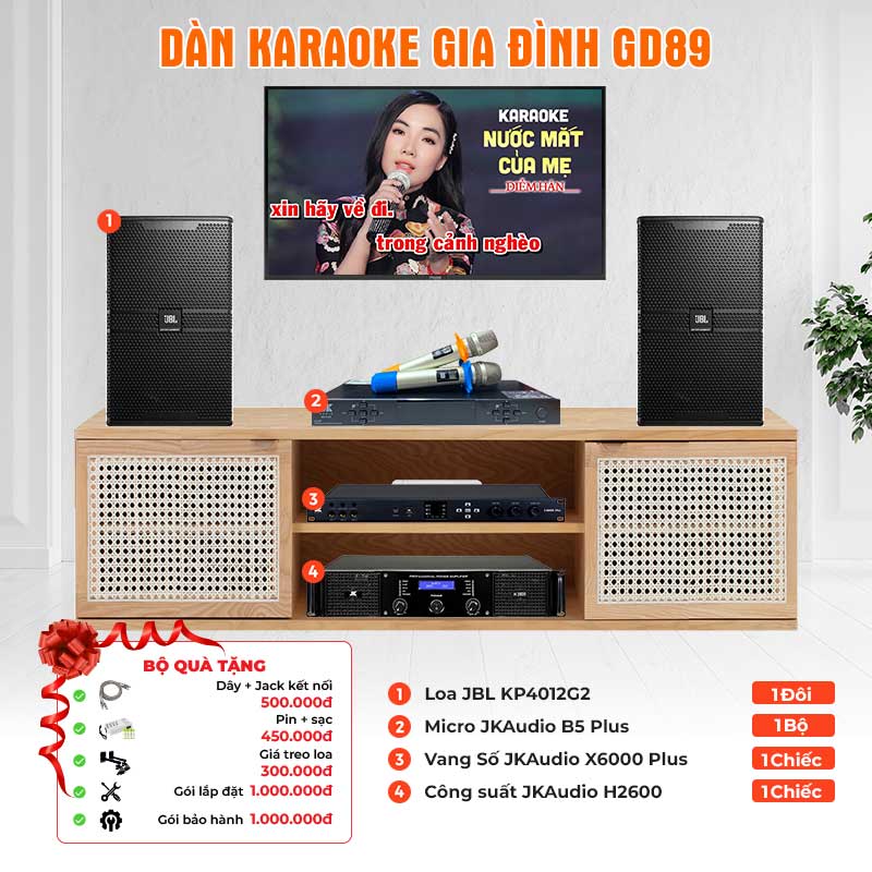 Dàn karaoke gia đình GD89