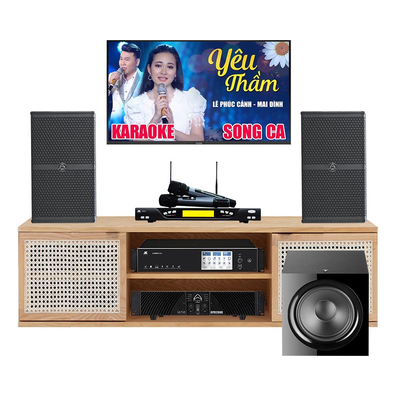 Dàn Karaoke Cao Cấp HDR21 ( Whafedale WH10, CPD2600, Jkaudio X9900 Pro, K800, Focal 600P )