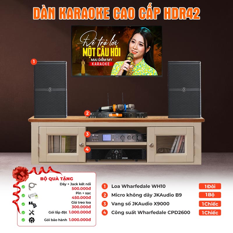 Dàn Karaoke Cao Cấp HDR42
