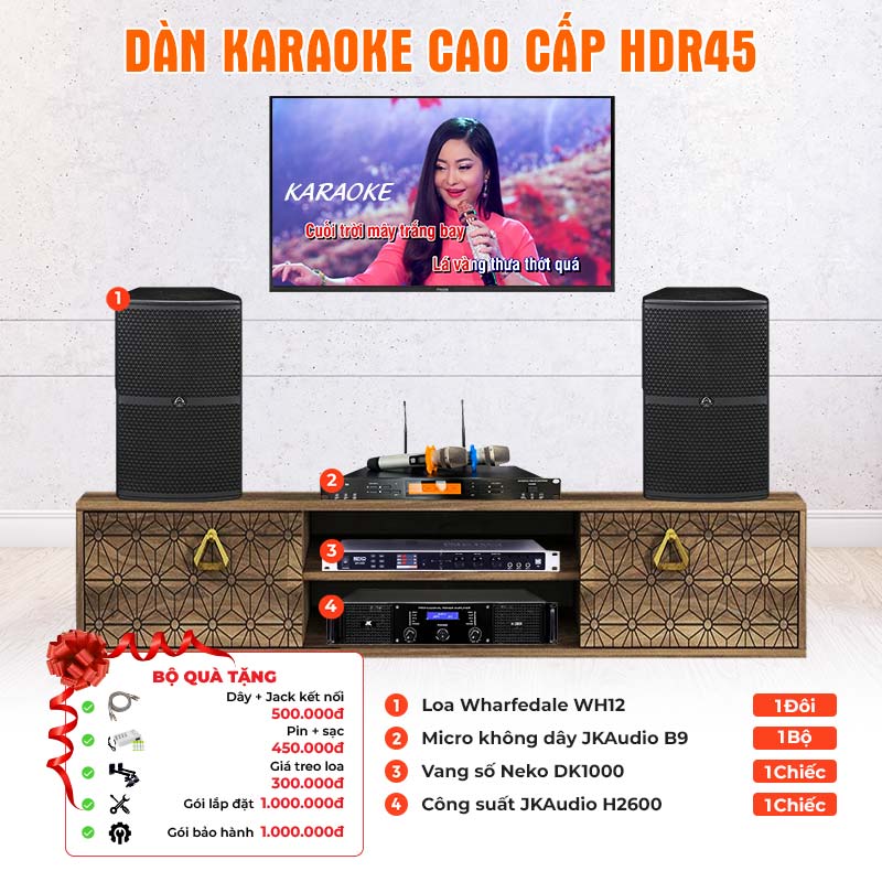 Dàn karaoke cao cấp HDR45