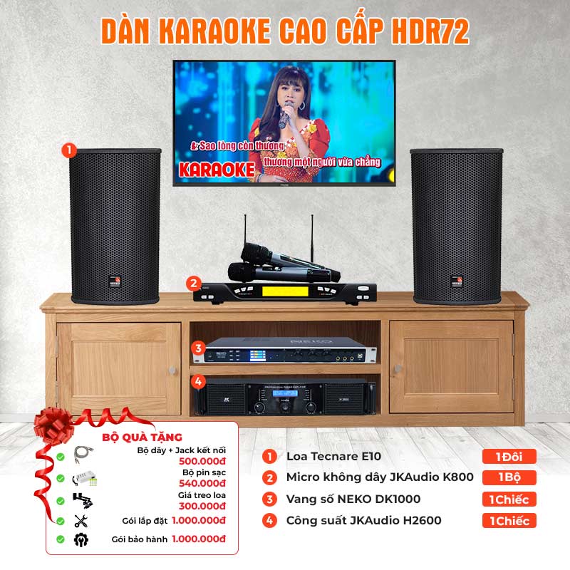 Dàn karaoke cao cấp HDR72