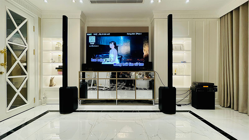 ảnh thực tế dàn karaoke Bose HK10