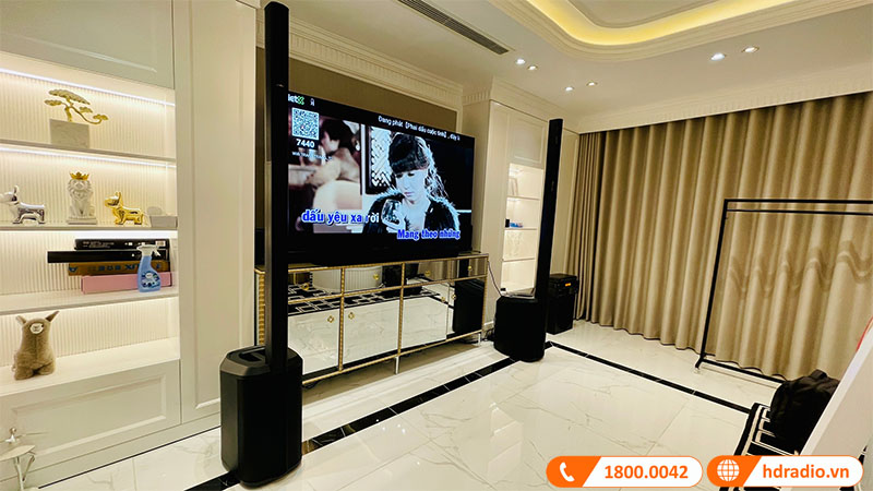 ảnh thực tế dàn karaoke Bose HK10