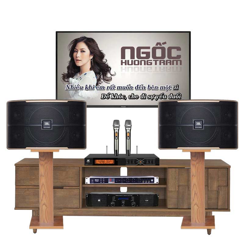 Dàn karaoke JBL HK21 (JBL Pasion 12, Neko DK1000, Công suất, Micro B3 Pro)